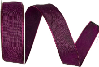 Taftová stuha Metal Fuchsia Shine – fuchsiová 25mm x 3m (7,-Kč/m)