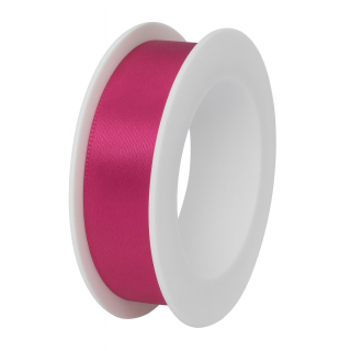 Stuha saténová sytě růžová 15mm x 3m (6,-Kč/m)