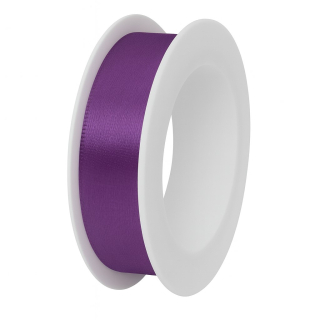Stuha saténová fialová 15mm x 3m (6,-Kč/m)