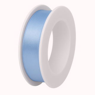 Stuha saténová světle modrá 15mm x 3m (6,-Kč/m)