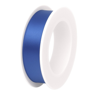 Stuha saténová modrá 15mm x 3m (6,-Kč/m)