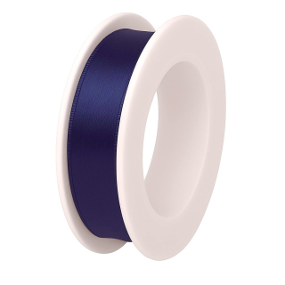 Stuha saténová námořnická modrá 15mm x 3m (6,-Kč/m)