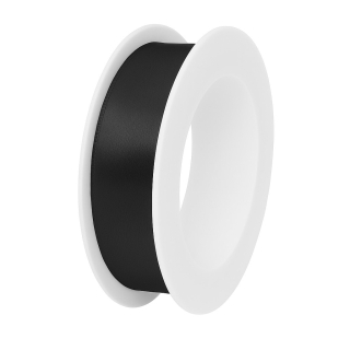 Stuha saténová černá 15mm x 3m (6,-Kč/m)