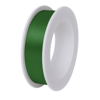 Stuha saténová tmavě zelená 15mm x 3m (6,-Kč/m)