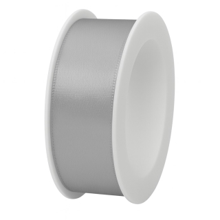 Stuha saténová šedá 25mm x 3m (7,-Kč/m)