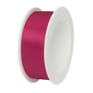 Stuha saténová sytě růžová 25mm x 3m (7,-Kč/m)