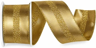 Stuha lurexová LONDON GOLD zlatá 40mm x 2m