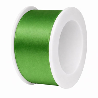 Stuha saténová zelená 40mm x 3m (8,-Kč/m)