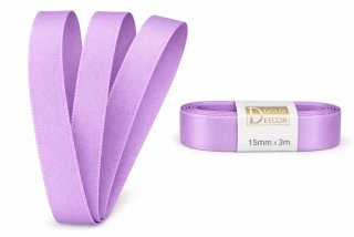Stuha taftová LILAC WHISPER lila 15mm x 3m (5,-Kč/m)