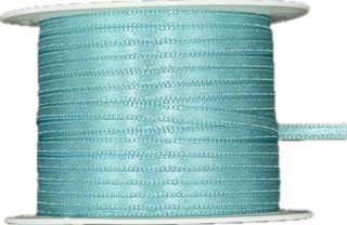 Tenká saténová stužka Ocean Light Blue sv. modrá 3mm x 10m (2,20 Kč/m) 