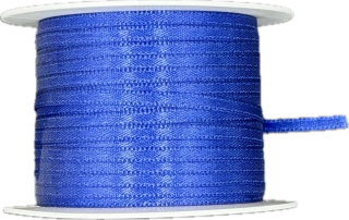 Tenká saténová stužka  Royal Blue lesklá modrá 3mm x 10m (2,20 Kč/m) 