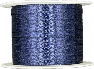 Tenká saténová stužka Navy Blue tmavě modrá 3mm x 10m (2,20 Kč/m) 