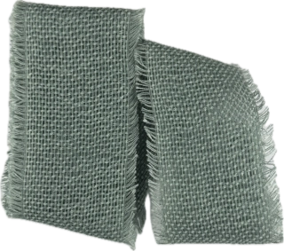 Stuha bavlněná VILLAGE SOUL AQUA modrá 60mm x 2m (15,-Kč/m)