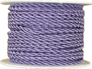 Provázek kroucený TwistCord Lavender levandulová 3mm x 4m (5,- Kč/m)
