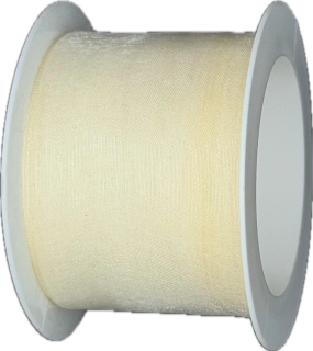 Stuha organzová ORGANDY Soft Cream krémová 40mm x 4m (7,-Kč/m)