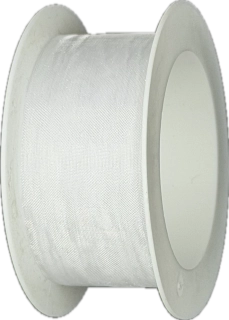 Stuha organzová ORGANDY Pure White bílá 25mm x 5m (4,-Kč/m)