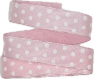 Stuha taftová HOT SPOT Candy Pink růžová 25mm x 2,5m ( 8,- Kč/m)