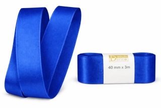 Stuha taftová Royal Blue sytě modrá 40mmx3m (8,-Kč/m)