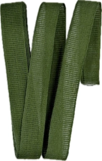 Stuha látková Nature Taft – Forest Green  tmavě zelená 15mm x 2m (7,-Kč/m)