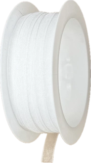 Stuha organzová Beauty Organdy – Pure White čistě bílá 7mm x 5m (4,-Kč/m)