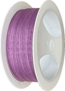 Stuha organzová Beauty Organdy – Lavender Bloom levandulová 7mm x 5m (4,-Kč/m)