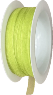 Stuha organzová Beauty Organdy – Fresh Lime limetkově zelená  7mm x 5m (4,-Kč/m)