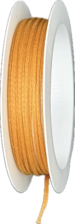 Dekorační provázek Cotton Twine – Warm Mustard oranžový 2mm x 5m (3,-Kč/m)