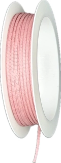 Dekorační provázek Cotton Twine – Soft Pink světle růžový 2mm x 5m (3,-Kč/m)