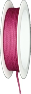 Dekorační provázek Cotton Twine – Raspberry Pink sytě růžový  2mm x 5m (3,-Kč/m)