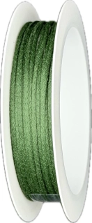 Dekorační provázek Cotton Twine – Forest Green tmavě zelený  2mm x 5m (3,-Kč/m)