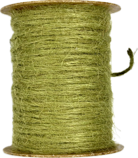 Jutový provázek GoGreen Twist – olivově zelený 2mm × 10m