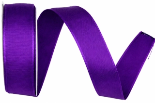 Taftová stuha Metal Violet Shine – fialová 25mm x 3m (7,-Kč/m)