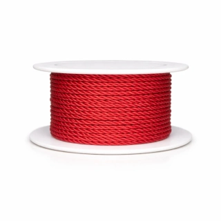 Provázek kroucený TwistCord Ruby Red červený 2mm x 4m ( 5,- Kč/m)