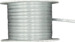 Tenká saténová stužka stříbrná 3mm x 10m (2,20 Kč/m) 
