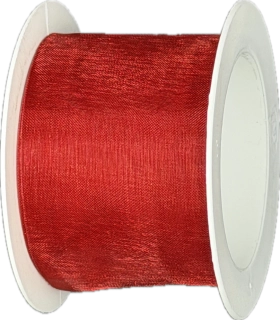 Stuha organzová ORGANDY Burgundy Wine bordó 40mm x 4m (7,-Kč/m)