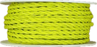 Provázek dekorační Go Green Cotton Cord – Lime Green limetkově zelený 3mm x 3m (5,-Kč/m)