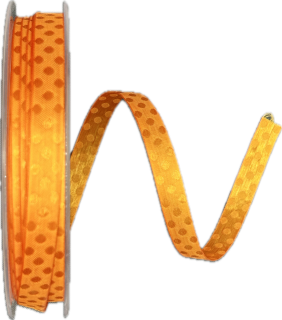 Stuha saténová BILBAO ORANGE oranžová A 10mm x 20m (4,95 Kč/m)