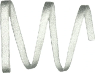 Stuha saténová STARDUST stříbrná 10mm x 2m (5,- Kč/m)