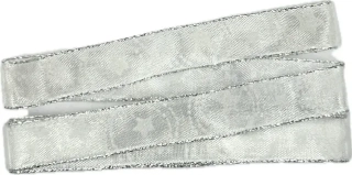 Vánoční stuha organzová HARMONY bílá 15mm x 2m (6,- Kč/m)