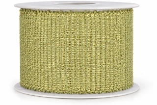 Stuha rypsová ANTVERPEN MINT zelená 60mm x 2m (15,-Kč/m)