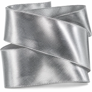 Stuha stříbrná SILVERLIGHT široká 55mm x 2m (15,-Kč/m)
