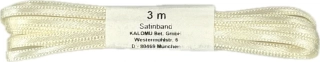 Saténová stuha krémová – 3 mm × 3 m (4,-Kč/m)