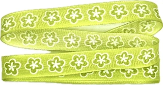 Stuha taftová GREEN PARADISE hráškově zelená  15mm x 2m (5,- Kč/m)