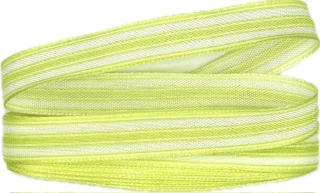 Stuha pruhovaná Color Stripes LIMONE zelená 15mm x 2m (5,- Kč/m)