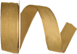 Bavlněná stuha CHANCE BEIGE béžová 25mm x 3m (6,- Kč/m)