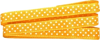 Stuha taftová HOT SPOT MINI oranžová 12mm x 2m (6,-Kč/m)