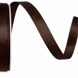 Stuha taftová hnědá 10mm x 3m (4,-Kč/m)