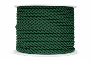 Provázek kroucený TwistCord Forest Green tmavě zelený 3mm x 4m (5,-Kč/m)