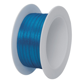 Saténová stuha tyrkysová 3mm x 5m ( 3,-Kč/m) 
