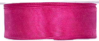 Stuha organzová INFINITY Pink 25 mm x 2 m (9,-Kč/m)